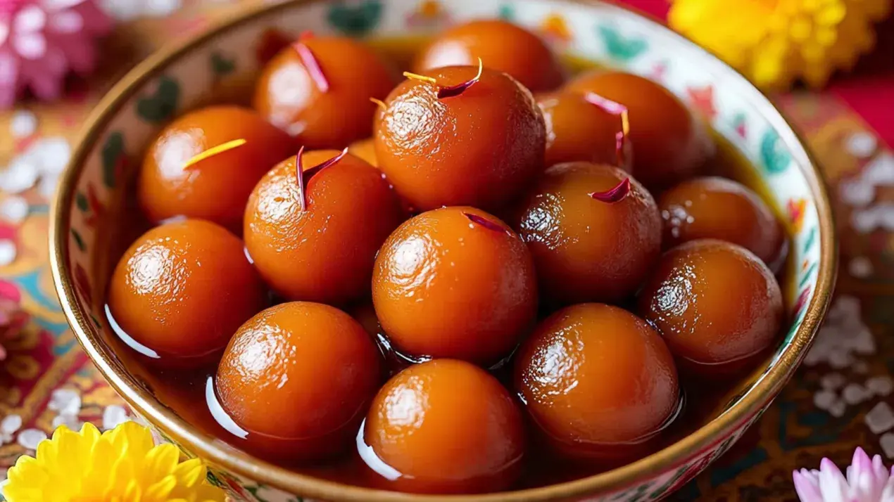 Gulab Jamun (4 pcs) - Authentic South Indian Dessert Catering in NJ